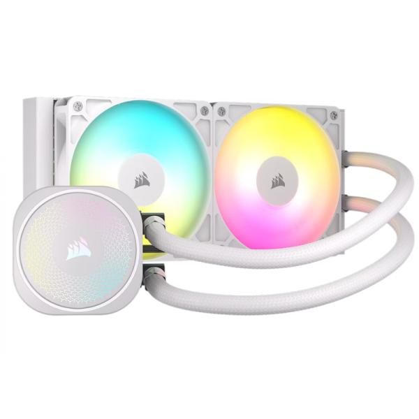 ENFRIAMIENTO LIQUIDO CORSAIR NAUTILUS 240 RS ARGB AIO 240MM CW-9060094-WW BLANCO