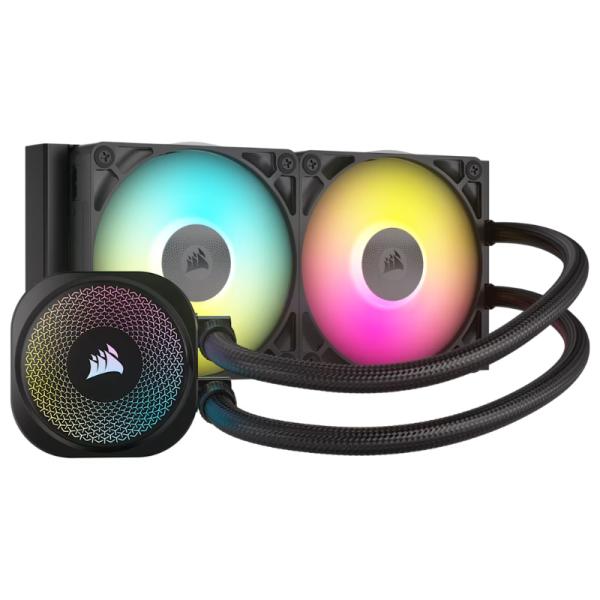 ENFRIAMIENTO LIQUIDO CORSAIR ICUE LINK TITAN 240 RX RGB AIO 240MM CW-9061016-WW NEGRO