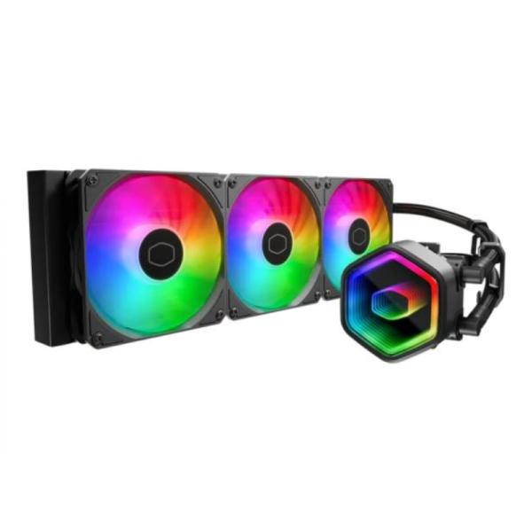 ENFRIAMIENTO LIQUIDO RGB COOLER MASTER MASTERLIQUID 360 CORE II 360MM AM4/AM5 Y LGA 1851 / 1700 EN ADELANTE MLW-D36M-A18PA-R1 NEGRO