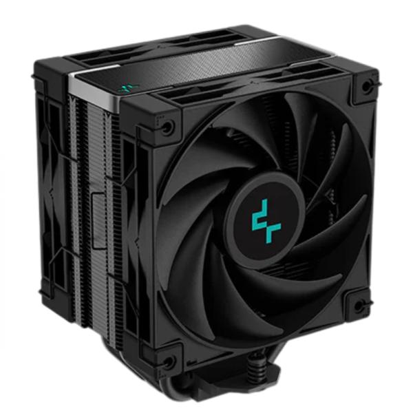 ENFRIAMIENTO DE AIRE DEEPCOOL AK400 ZERO DARK PLUS LGA1851/AM5 2X120MM FDB R-AK400-BKNNMD-G-1