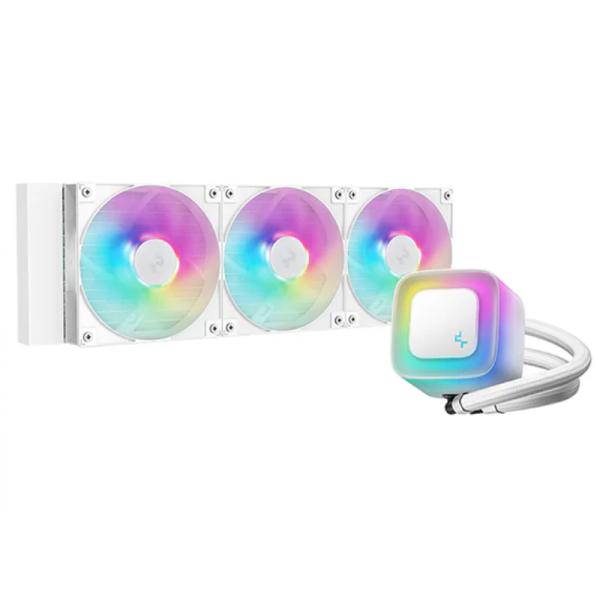ENFRIAMIENTO LIQUIDO RGB DEEPCOOL LE360 WH V2 AIO 360MM R-LE360-WHAMMN-G-2 BLANCO