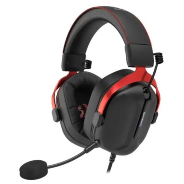 HEADSET GAMING REDRAGON CYBILL H312 ALAMBRICO USB-A NEGRO/ROJO