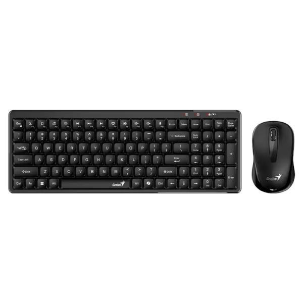 TECLADO Y MOUSE GENIUS LUXEMATE Q8100 INALÁMBRICO 2.4GHZ ESPAÑOL 31340019401 NEGRO