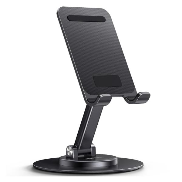 SOPORTE PARA CELULAR UGREEN LP805 COMPATIBLE CON DISPOSITIVOS DE HASTA 9.7 PULG  CAPACIDAD DE 500G  PLEGABLE 35152 NEGRO