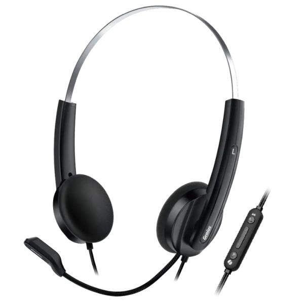 HEADSET GENIUS RS2 HS-220U ALAMBRICO USB 2.4M DE CABLE 31710020402 NEGRO