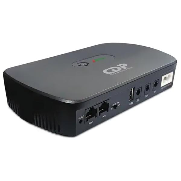 UPS CDP MINI UPS 10KMAH LITIO DC 18W 12V IN OUT USB 5V NEGRO