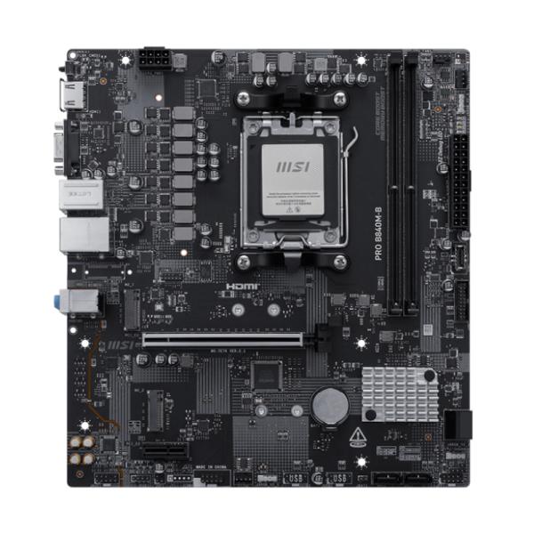 TARJETA MADRE MSI PRO B840M-B SOCKET AM5 MICRO ATX DDR5 911-7E76-002 NEGRO