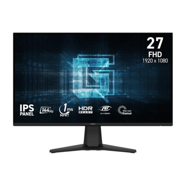 MONITOR GAMING MSI G275L E14 27" PLANO FHD 1920 X 1080 144HZ IPS HDMI 2.0 9S6-3CF31M-005 NEGRO