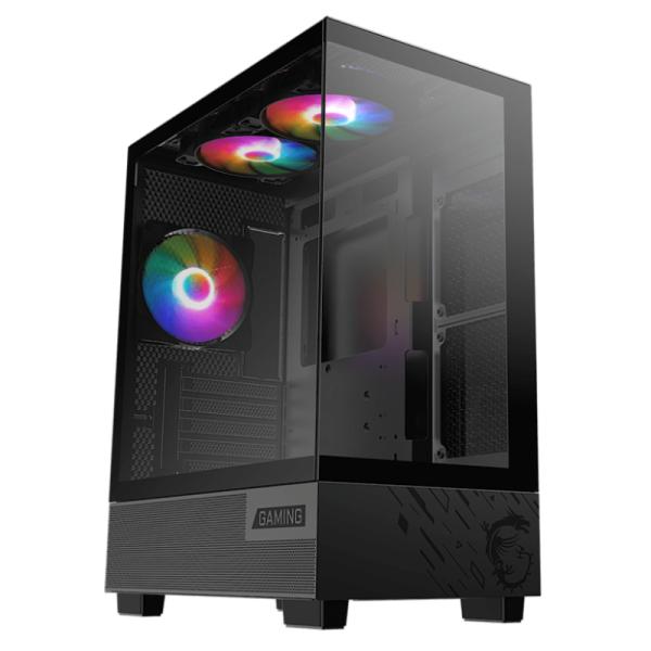 CASE RGB MSI PAG PANO M110A MID TOWER VENTILADORES 3 DE 120MM CON VIDRIO LATERAL Y MALLA FRONTAL 306-7G12M01-HH9