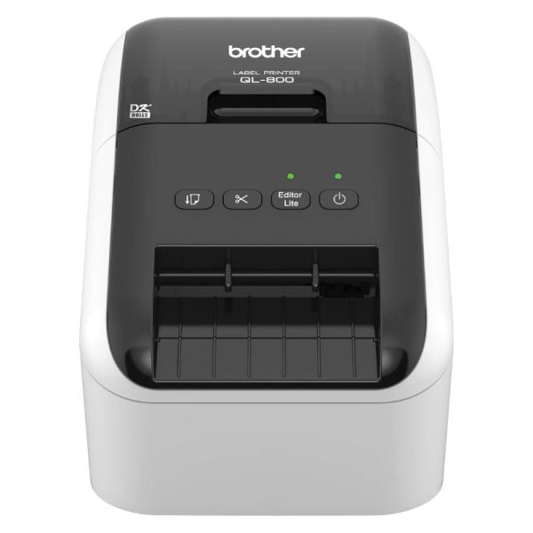 IMPRESORA DE ETIQUETAS BROTHER QL800 TÉRMICA DIRECTA USB NEGRO / BLANCO