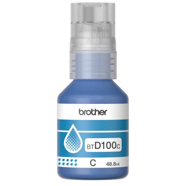 TINTA BROTHER BTD100CMEX INKJET UHY PARA MINI21TH COLOR CIAN