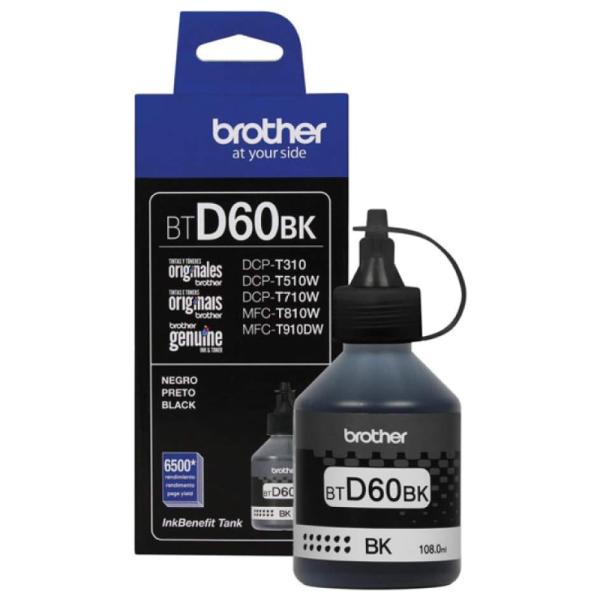 TINTA BROTHER BTD60BK INKJET COLOR NEGRO