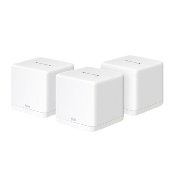 SISTEMA WIFI MERCUSYS DECO HALO H60X(3-PACK)(EU) AX1500 MESH DUAL BAND 300 MBPS 2.4 GHZ BLANCO