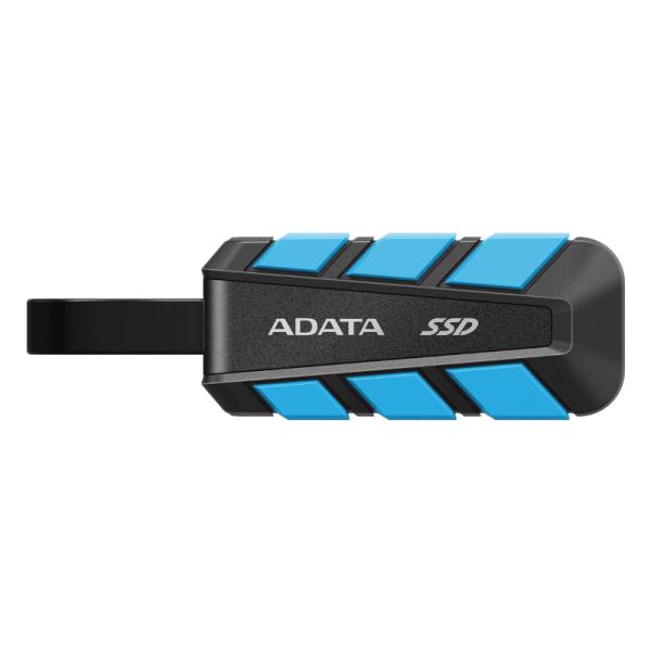 HD SOLIDO EXTERNO 500GB ADATA SC740 USB 3.2 GEN 2 TIPO C 1050 MB/S 1000 MB/S SC740-500G-CBU NEGRO / AZUL