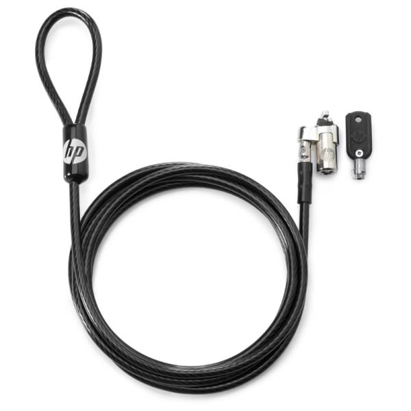 CABLE DE SEGURIDAD HP NANO KEYED 1.83M 1AJ39AA NEGRO