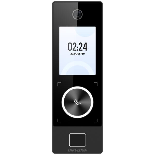 CONTROL DE ACCESO RECONOCIMIENTO FACIAL / LECTOR DE HUELLAS / LECTOR DE TARJETA M1 HIKVISION DS-K1T323MBFWX-E1(O-STD) (E) CON PANTALLA DE 2.4" LENTE 2MP 302922220 NEGRO