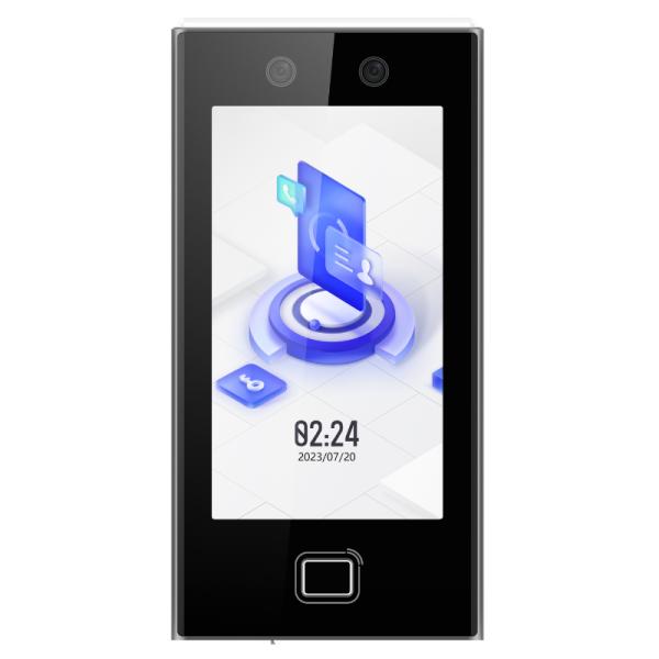 CONTROL DE ACCESO RECONOCIMIENTO FACIAL / LECTOR DE HUELLAS / LECTOR TARJETA M1 HIKVISION DS-K1T670MFWX(O-STD) (E) TOUCHSCREEN 2MP LENTE DUAL 302920892 NEGRO