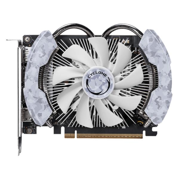 TARJETA DE VIDEO MSI GEFORCE RTX 5060 8G CYCLONE OC GDDR7 2535 MHZ 912-V812-205 NEGRO/BLANCO