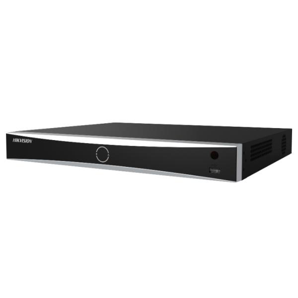 GRABADORA NVR HIKVISION DS-7616NXI-K2/16P SERIE K ACUSENSE 16 CANALES IP CON POE HASTA 12 MP / 4K H.265+ 2 SATA HASTA 20 TB 303621208 NEGRO