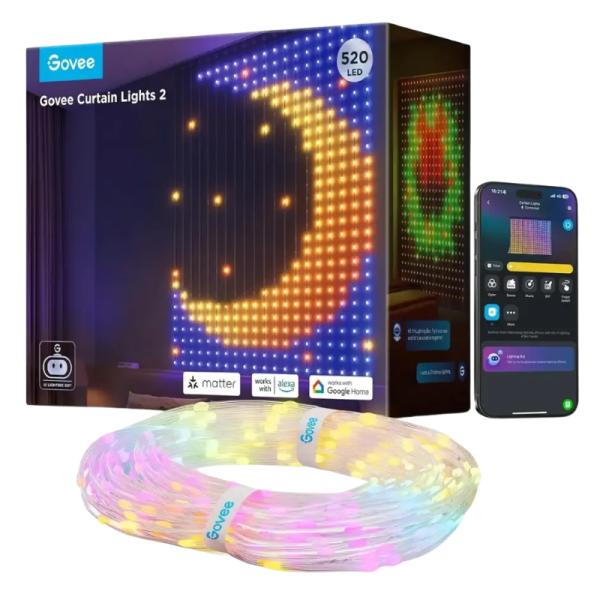 CORTINA DE LUCES GOVEE H70B3 CURTAIN LIGHTS 2 1.5M X 2M H70B31A1
