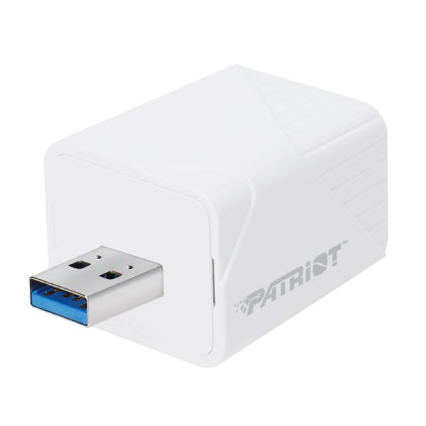 MEMORIA USB 256GB PATRIOT ILUXE CUBE USB-A 3.2 GEN 1 PI256GCUW30A BLANCO