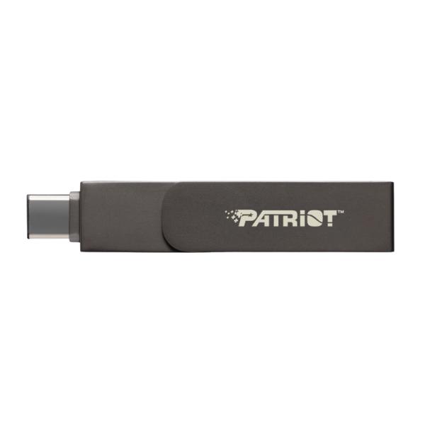 MEMORIA USB 256GB PATRIOT ILUXE STICK USB-C 3.2 GEN 1 PI256GSKM30CL GRIS OSCURO