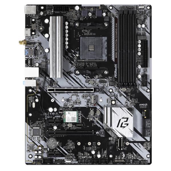 TARJETA MADRE ASROCK B550M PHANTOM GAMING 4/AC AM4 ATX DDR4 B-B550 PGM4/AC NEGRO