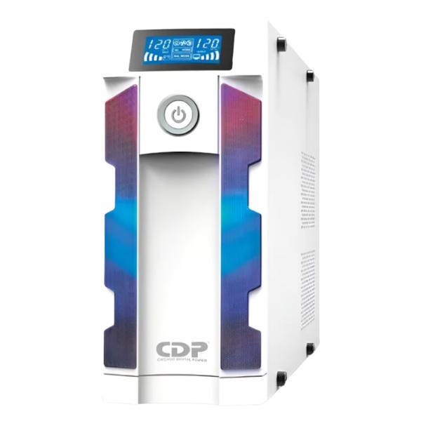 UPS CDP GSMART1516 1500VA 900W UPS LINEA INTERACTIVA 120VAC AVR 16 TOMAS RGB USB LCD NEGRO