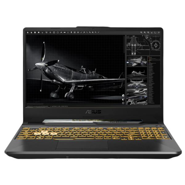 LAPTOP GAMING ASUS TUF F15 15.6" I5-12500H 16GB 512GB SSD RTX 3050 WIN 11 INGLES FX507ZC-ES53 NEGRO