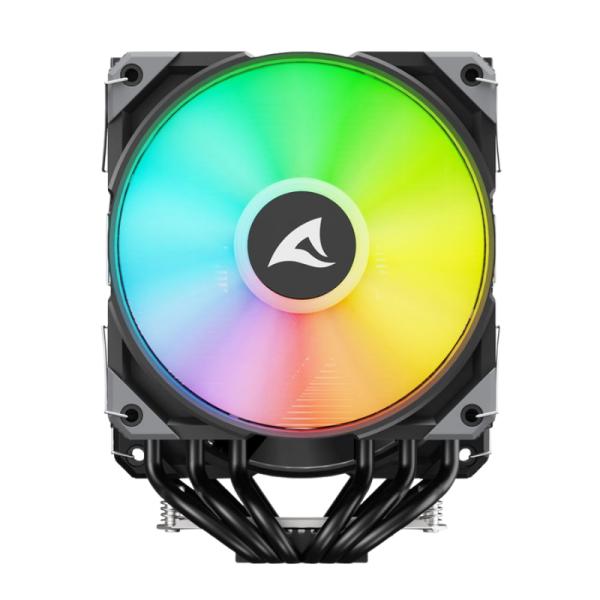 ENFRIAMIENTO DE AIRE RGB SHARKOON A60 AM5/LGA1851 2X120MM 4044951042050 NEGRO
