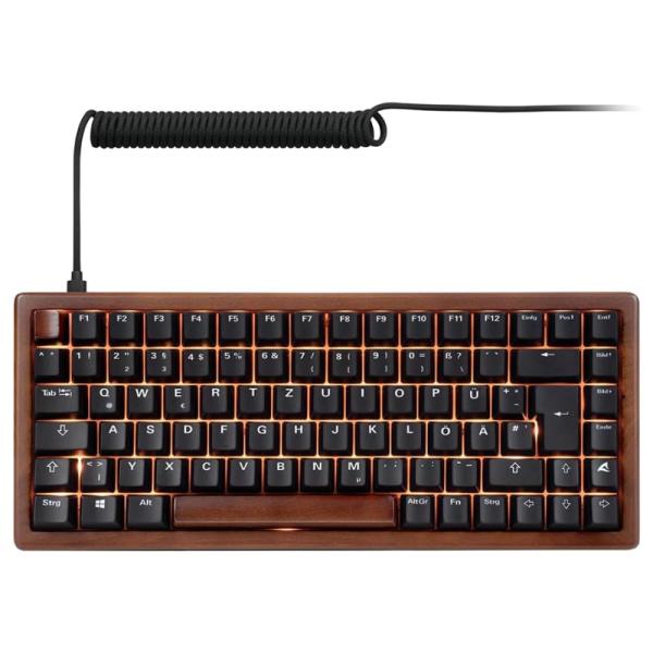 TECLADO GAMING RGB SHARKOON SKILLER SGK50 S3 WOOD PBT MECÁNICO ALÁMBRICO USB ESPAÑOL 4044951042715 NEGRO