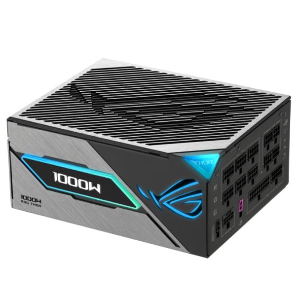 FUENTE DE PODER ASUS ROG THOR 1000W PLATINUM III FULL MODULAR ATX ROG-THOR-1000P3-GAMING 90YE00V3-B0AA00 NEGRO