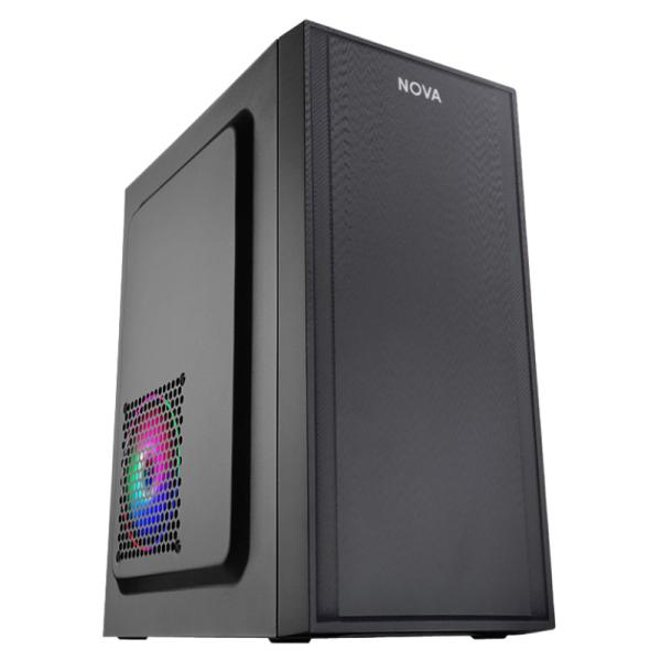 CASE NOVA CM03Q1RA003C MINI TOWER  SIN VENTILACION INCLUIDA SIN FUENTE DE PODER INLCUIDA NEGRO