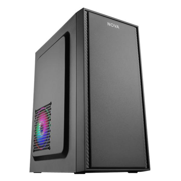 CASE NOVA CM02Q1RA002C MINI TOWER  SIN VENTILACION INCLUIDA SIN FUENTE DE PODER INLCUIDA NEGRO