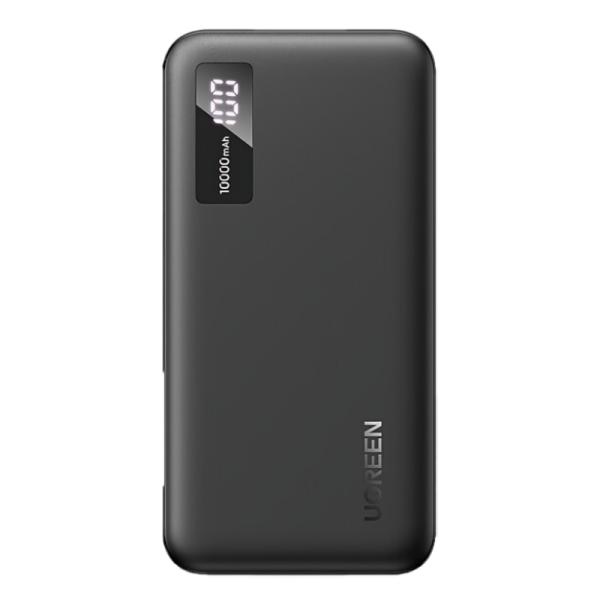 POWER BANK UGREEN PB311 10000MAH 22.5W USB-A USB-C PANTALLA DIGITAL 25742 NEGRO