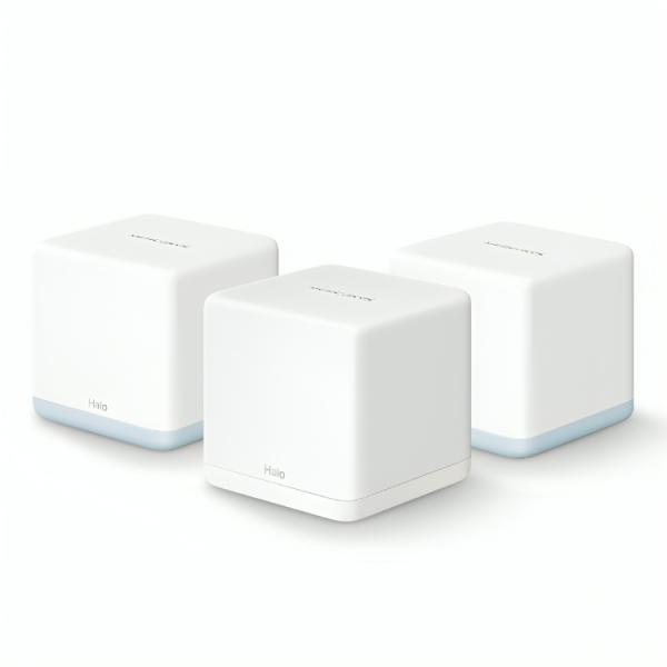 SISTEMA WIFI MERCUSYS HALO H32G(3-PACK) AC1200 WHOLE HOME MESH 2.4 GHZ/5 GHZ 1201 MBPS BLANCO