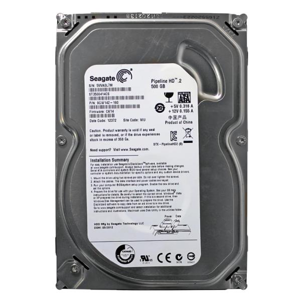 HD INTERNO 500GB SEAGATE ST3500414CS/PULL 3.5 PULG SATA II 5400 RPM / OPTIMIZADO PARA VIDEOVIGILANCIA