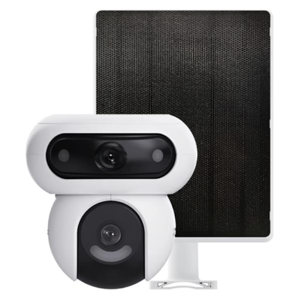 CAMARA DOMO EZVIZ CS-HB90/SP-R100(4MP+4MP) 2K+ WI-FI LENTE DOBLE 2.8 MM / 6 MM 35M AUDIO BIDIRECCIONAL CON PANEL SOLAR 303103361