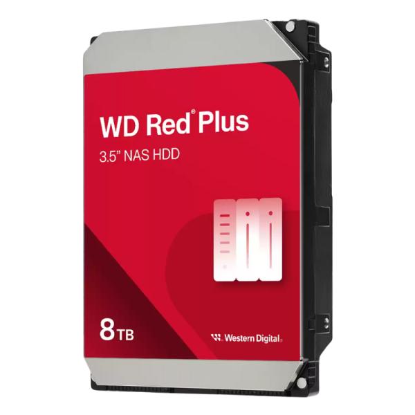 HD INTERNO 8TB WESTERN DIGITAL RED PLUS WD80EFPX 3.5" SATA III 5640 RPM CMR / NAS RAID