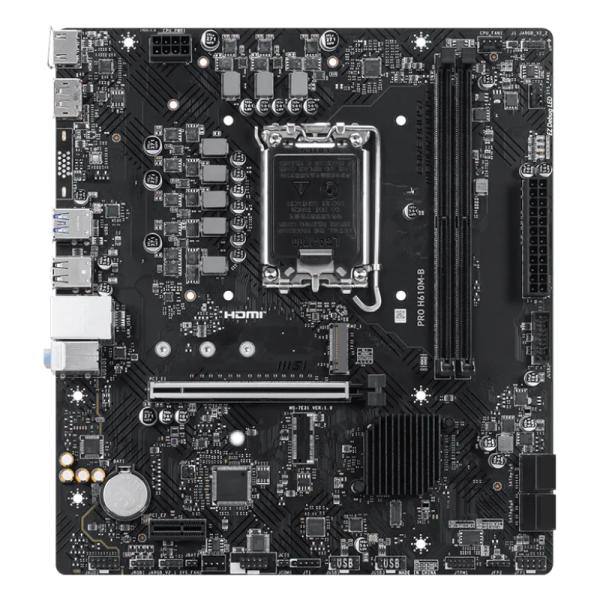 TARJETA MADRE MSI PRO H610M-B DDR5 LGA 1700 MICRO ATX 911-7E31-005 NEGRO
