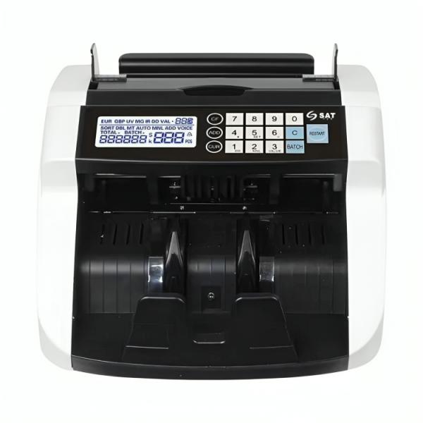 CONTADORA DE BILLETES SAT BC2150 MULTIDIVISA DETECCIÓN UV/MG/IR