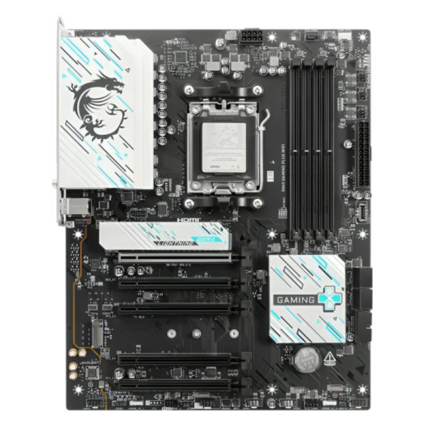 TARJETA MADRE MSI B850 GAMING PLUS WIFI PZ AM5 ATX DDR5 911-7E75-003 NEGRO / BLANCO