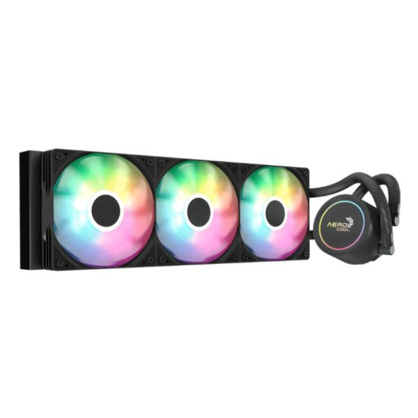 ENFRIAMIENTO LIQUIDO RGB AEROCOOL ABYSS L360R AIO 360MM LGA115X-1851/ AM5/AM4 ACLA-AB36117.11 NEGRO