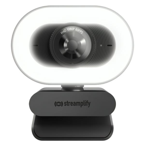 CAMARA WEB STREAMPLIFY CAM PLUS-FHD-2M60-LIGHT-BK 1080P FULL HD USB-A SPCW-CLFH221.11 NEGRO