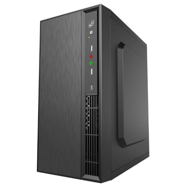 CASE NOVA CM06H1RA001C MINI TOWER SIN VENTILADORES INCLUIDOS SIN FUENTE DE PODER NEGRO