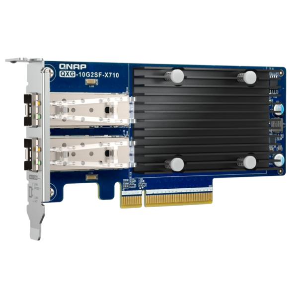 TARJETA DE RED QNAP DUAL PORT 10GBE PCIE ETHERNET 10GBPS QXG-10G2SF-X710