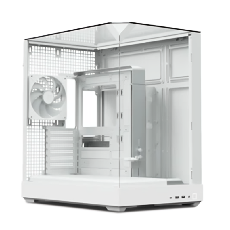 CASE APNX V2-WT-V1 MID TOWER 4 VENTILADORES CON PANEL LATERAL Y FRONTAL APCM-VI02143.21