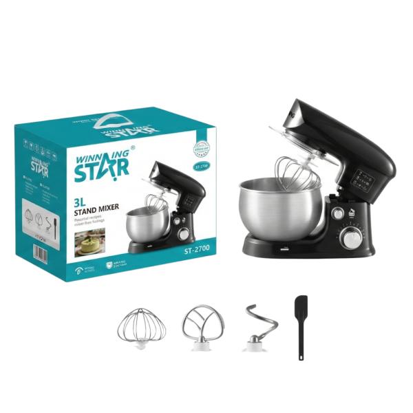 BATIDORA DE MESA WINNING STAR ST-2700 300W 3L CSJ-1750-WST-110V-14912 NEGRO