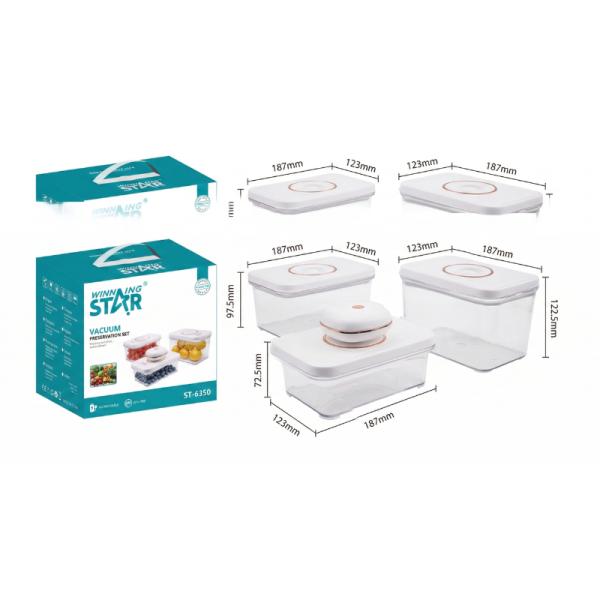 SET ELÉCTRICO DE CONSERVACIÓN AL VACIO WINNING STAR ST-6350 SILICONA / ABS BXH-1679-WST-18428