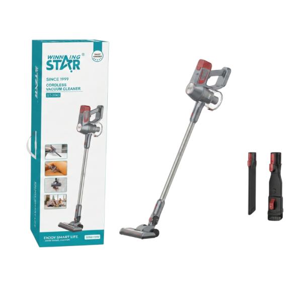 ASPIRADORA INALÁMBRICA WINNING STAR ST-5043 RECARGABLE XCQ-743-WST-VDE-16059 GRIS
